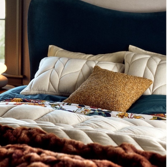 Cable knit euro shams set of 2 - Picture 5 of 6